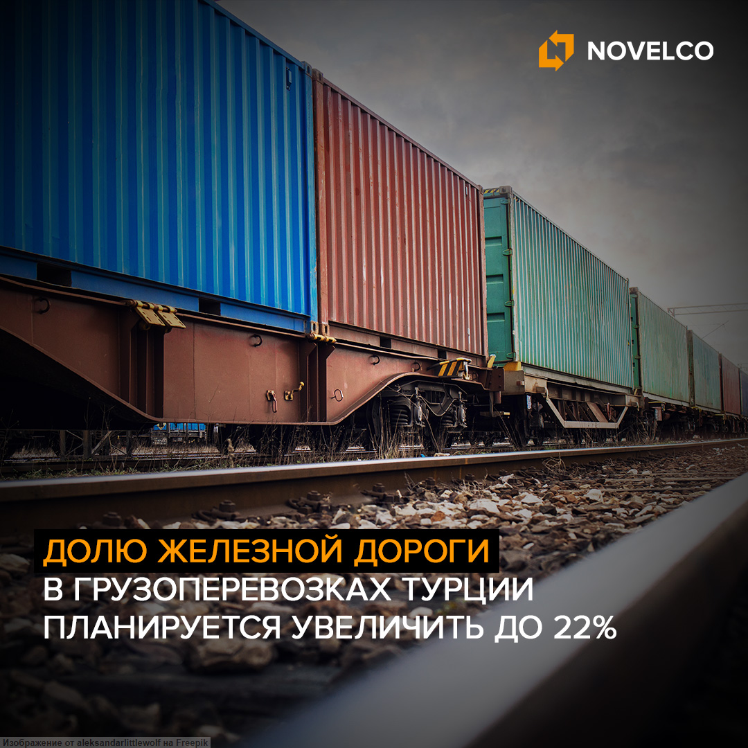 Долю железной дороги в грузоперевозках Турции планируется увеличить до 22%